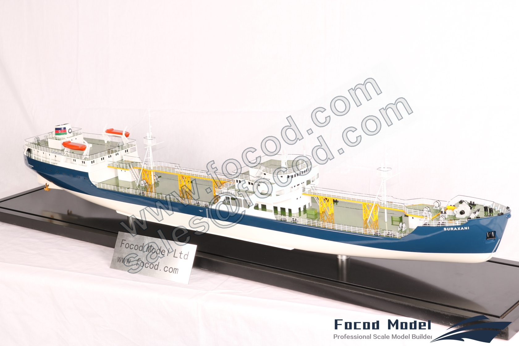 custom made model of 123.5m tanker Surakhani